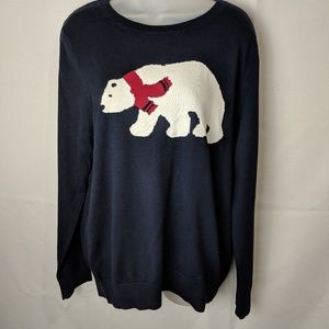 Loft Navy Blue Womens Sweater XL